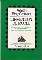 Couverture du livre « L'invention de Morel » de Adolfo Bioy Casares aux éditions Robert Laffont