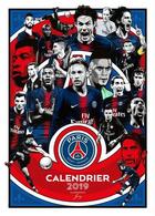 Couverture du livre « Calendrier du psg 2019 » de  aux éditions Solar