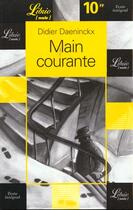 Couverture du livre « Main courante - pour info : reimpression de 0499, le seriel est errone sur le vle 161 au lieu de » de Didier Daeninckx aux éditions J'ai Lu