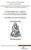 Couverture du livre « Categories de langue et categories de pensee - en inde et en occident » de Verpoorten/Lyssenko aux éditions Editions L'harmattan