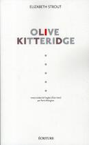 Couverture du livre « Olive Kitteridge » de Elizabeth Strout aux éditions Ecriture