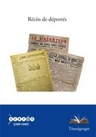 Couverture du livre « Récits de déportés » de Jean-Yves Bonnard aux éditions Crdp Amiens