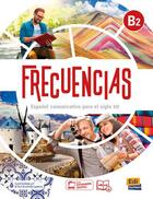 Couverture du livre « Frecuencias : espagnol ; libro del estudiante ; B2 » de David Isa De Los Santos et Marina Garcia aux éditions Edinumen