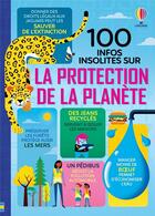 Couverture du livre « 100 infos insolites pour sauver la planète » de  aux éditions Usborne
