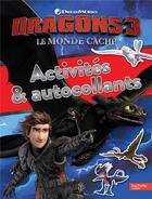 Couverture du livre « Dragons 3 - activites et autocollants » de  aux éditions Hachette Jeunesse