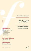 Couverture du livre « La Nouvelle Revue Francaise T.610 ; E-Nrf » de La Nouvelle Revue Francaise aux éditions Gallimard