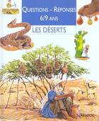 Couverture du livre « Les déserts » de Jackie Gaff aux éditions Nathan