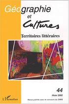 Couverture du livre « Territoires littéraires » de  aux éditions Editions L'harmattan