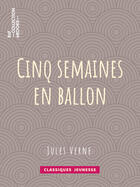 Couverture du livre « Cinq semaines en ballon » de Jules Verne aux éditions Bnf Collection Ebooks