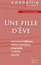 Couverture du livre « Une fille d'Eve, d'Honoré de Balzac » de  aux éditions Editions Du Cenacle