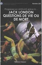 Couverture du livre « Questions de vie ou de mort » de Jack London aux éditions Jean-pierre Vasseur