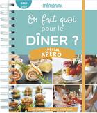 Couverture du livre « Mémoniak ; on fait quoi pour le dîner ? spécial apéro (édition 2020/2021) » de Delphine Paslin aux éditions Editions 365