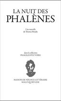 Couverture du livre « La nuit des éphémères » de Thomas Boudie aux éditions Maison Malo Quirvane