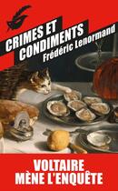 Couverture du livre « Crimes et condiments » de Frederic Lenormand aux éditions Le Masque