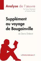 Couverture du livre « Supplément au voyage de Bougainville de Denis Diderot » de Fanny Normand et Pauline Coullet aux éditions Lepetitlitteraire.fr