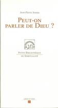 Couverture du livre « Peut-on parler de Dieu ? » de Jean-Pierre Jossua aux éditions Labor Et Fides