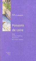 Couverture du livre « Poissons De Loire » de Bruno Bord'Eau et Francois Cuvelier aux éditions Zouave