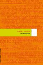 Couverture du livre « La dormition » de Claude Chambard aux éditions Editions In8