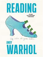 Couverture du livre « Reading andy warhol » de Schleif Nina aux éditions Hatje Cantz