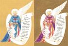 Couverture du livre « Carte ange gardien fille - lot de 10 » de Joelle D' Abbadie aux éditions Sainte Madeleine