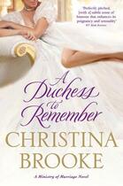 Couverture du livre « A Duchess to Remember » de Brooke Christina aux éditions Penguin Books Ltd Digital