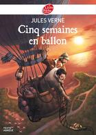 Couverture du livre « Cinq semaines en ballon » de Jules Verne aux éditions Livre De Poche Jeunesse