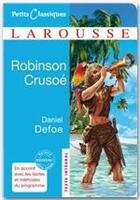 Couverture du livre « Robinson Crusoë » de Daniel Defoe aux éditions Larousse