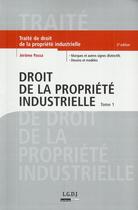 Couverture du livre « Droit de la propriété industrielle t.1 (2e édition) » de Passa J. aux éditions Lgdj