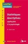 Couverture du livre « Statistiques appliquees a la psychologie (tome 1) » de Netchine aux éditions Breal