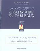 Couverture du livre « La Nouvelle Grammaire En Tableaux » de Marie-Eva De Villers aux éditions Quebec Amerique