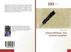 Couverture du livre « Octave mirbeau: une ecriture novatrice » de Tirenifi Meamar aux éditions Editions Universitaires Europeennes
