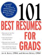 Couverture du livre « 101 best resumes for grads » de Block Jay A. aux éditions Mcgraw-hill Education