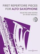 Couverture du livre « First repertoire pieces saxophone +cd » de Peter Wastall aux éditions Boosey