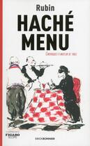 Couverture du livre « Haché menu ; chroniques à hauteur de table » de Emmanuel Rubin aux éditions Erick Bonnier