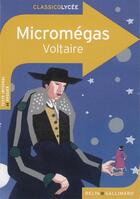 Couverture du livre « Micromégas, de Voltaire » de Elsa Faure aux éditions Belin Education