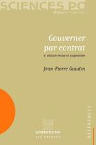Couverture du livre « Gouverner par contrat » de Jean-Pierre Gaudin aux éditions Presses De Sciences Po