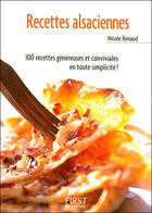 Couverture du livre « Recettes alsaciennes » de Nicole Renaud aux éditions First
