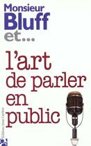 Couverture du livre « Monsieur bluff et art parler » de Steward Chris aux éditions Anne Carriere