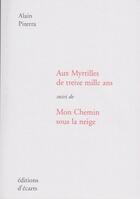 Couverture du livre « Aux Myrtilles de treize mille ans » de Alain Pizerra aux éditions Ecarts