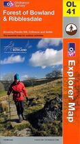 Couverture du livre « Forest of Bowland & Ribblesdale » de  aux éditions Ordnance Survey