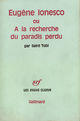 Couverture du livre « Eugene Ionesco » de Saint-Tobi aux éditions Gallimard