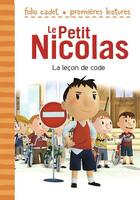 Couverture du livre « Le petit Nicolas Tome 8 : la leçon de code » de Emmanuelle Lepetit aux éditions Gallimard Jeunesse