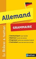 Couverture du livre « Allemand ; grammaire (édition 2020) » de  aux éditions Nathan