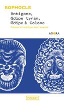 Couverture du livre « Antigone, Oedipe tyran, Oedipe à Colone : l'âme tragique » de Jean Lauxerois et Sophocle aux éditions Pocket