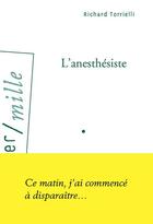 Couverture du livre « L'anesthésiste » de Richard Torrielli aux éditions Arlea