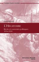 Couverture du livre « L'hécatombe » de Leon Daudet aux éditions Nouveau Monde