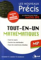 Couverture du livre « Tout-en-un ; mathématiques MP » de Daniel Guinin aux éditions Breal