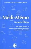 Couverture du livre « Medi memo » de G Zagury et T Zerah aux éditions Estem