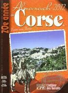 Couverture du livre « Almanach du Corse 2012 » de  aux éditions Communication Presse Edition