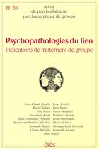 Couverture du livre « Rppg 34 - psychopathologies du lien » de  aux éditions Eres